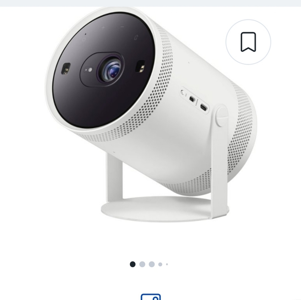 Samsung Le Freestyle Projector, battery base, hard shell carrying case.